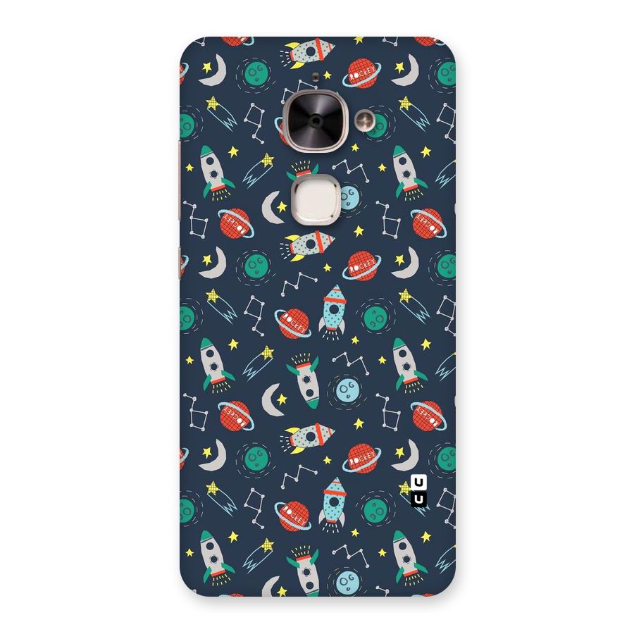 Space Rocket Pattern Back Case for Le 2