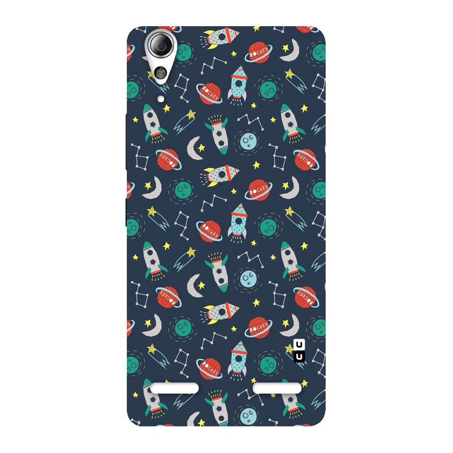 Space Rocket Pattern Back Case for Lenovo A6000 Plus