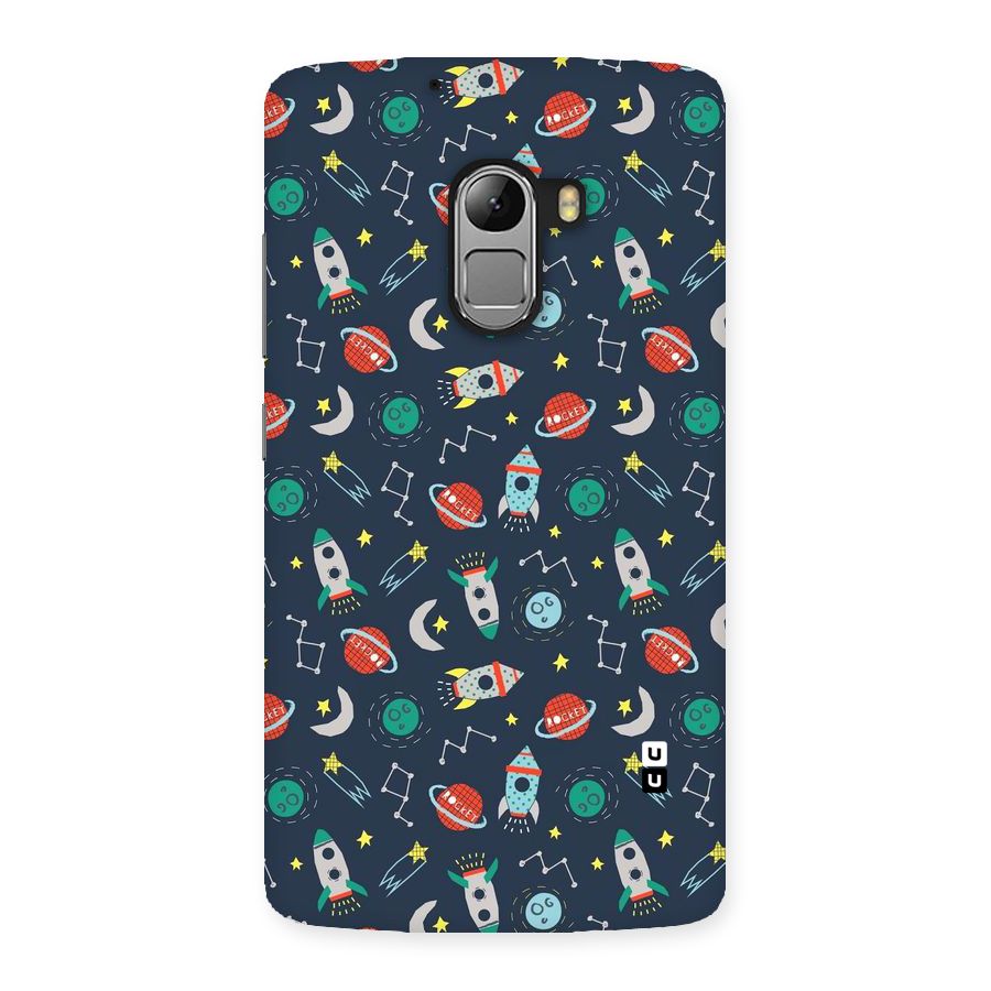 Space Rocket Pattern Back Case for Lenovo K4 Note