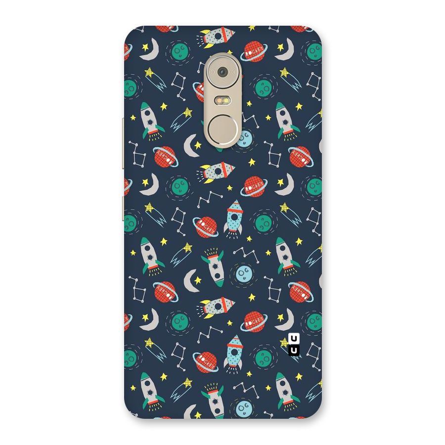 Space Rocket Pattern Back Case for Lenovo K6 Note