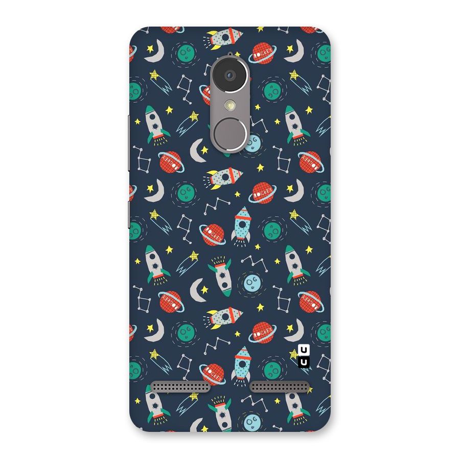 Space Rocket Pattern Back Case for Lenovo K6 Power