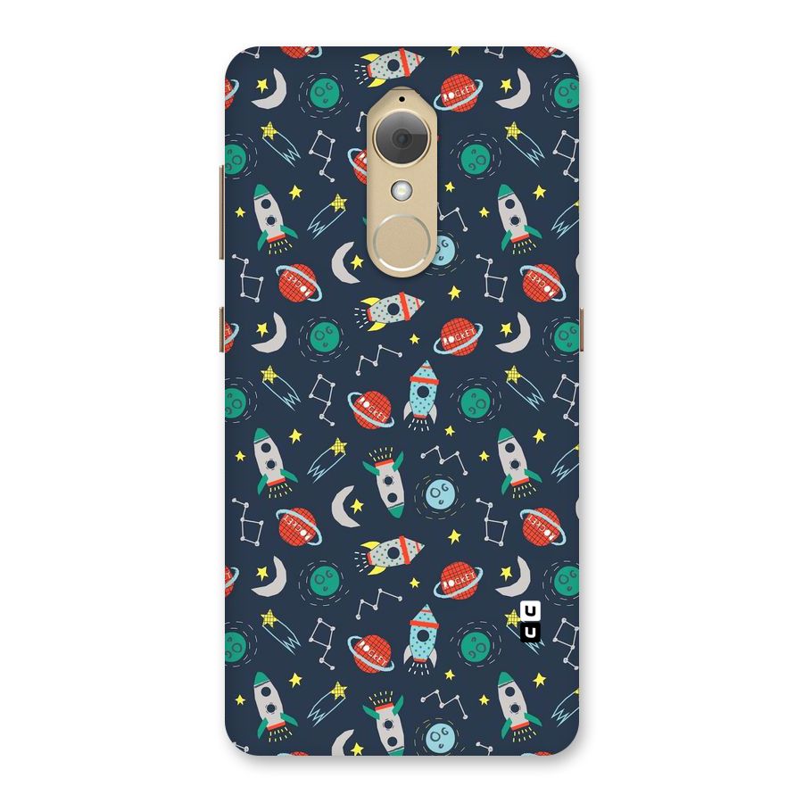 Space Rocket Pattern Back Case for Lenovo K8