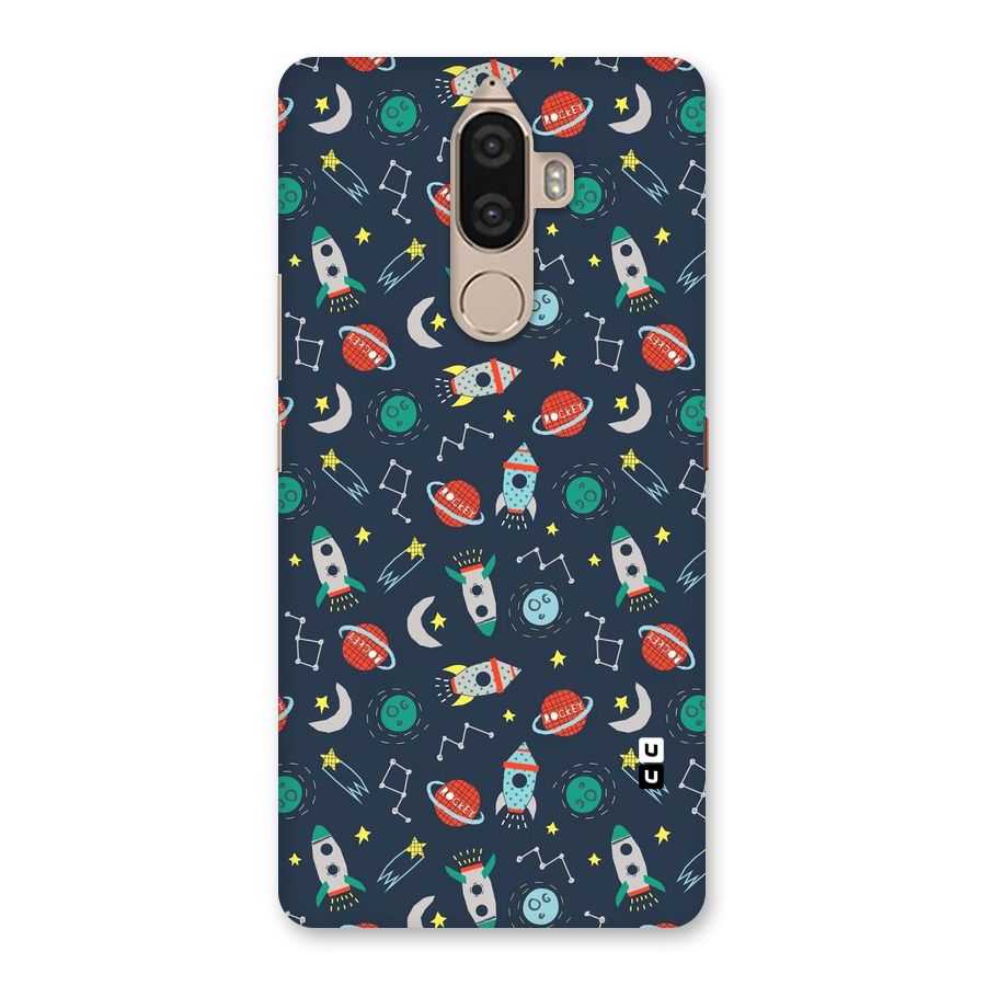 Space Rocket Pattern Back Case for Lenovo K8 Note