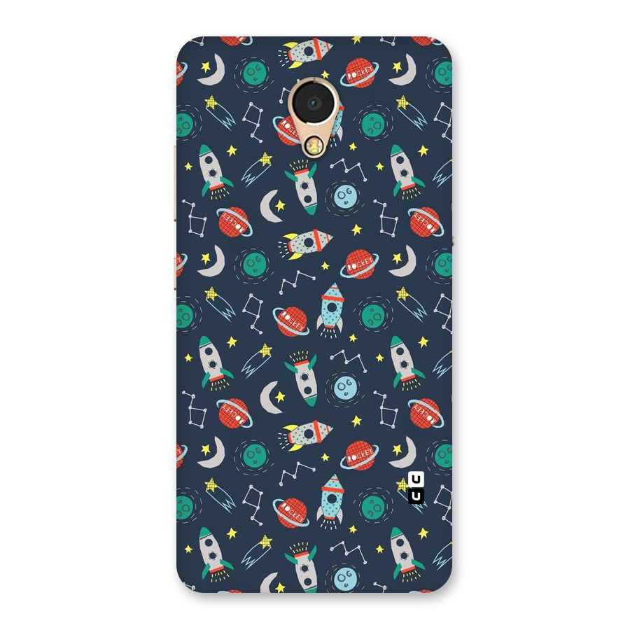 Space Rocket Pattern Back Case for Lenovo P2
