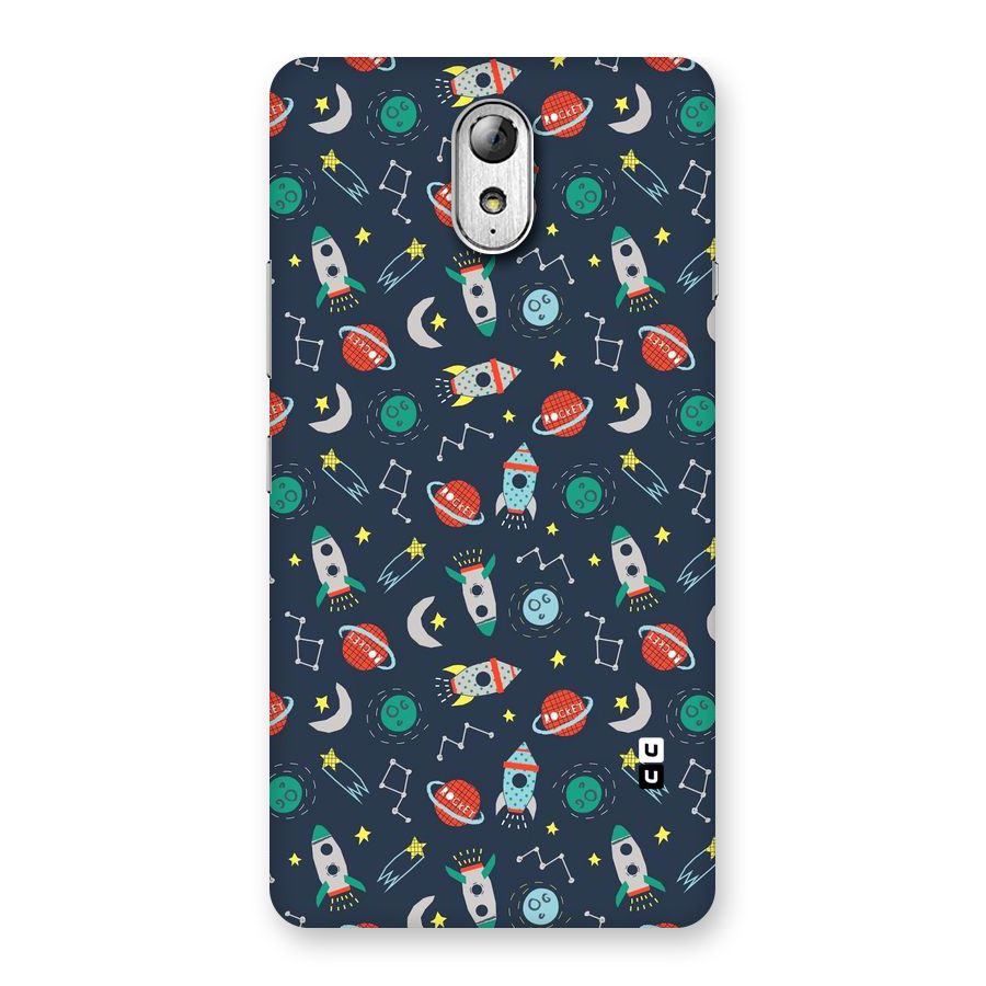 Space Rocket Pattern Back Case for Lenovo Vibe P1M