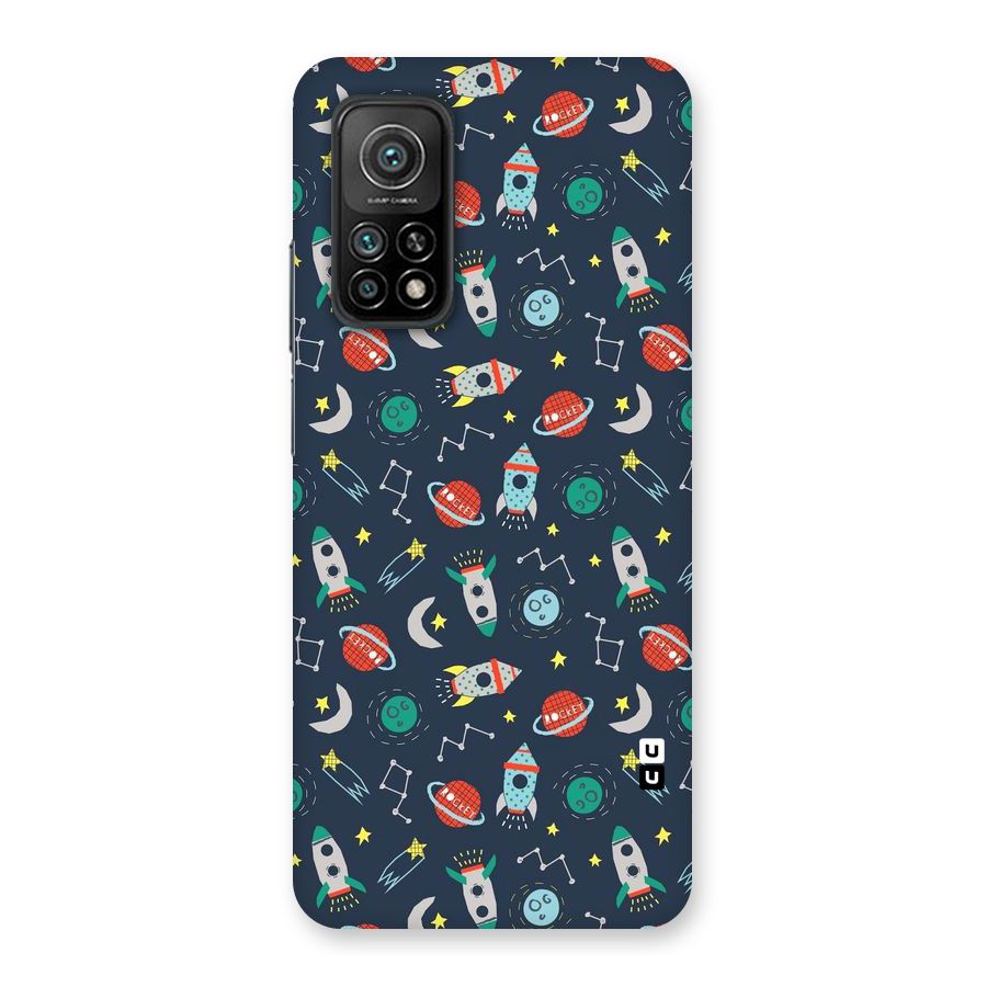 Space Rocket Pattern Back Case for Mi 10T Pro 5G