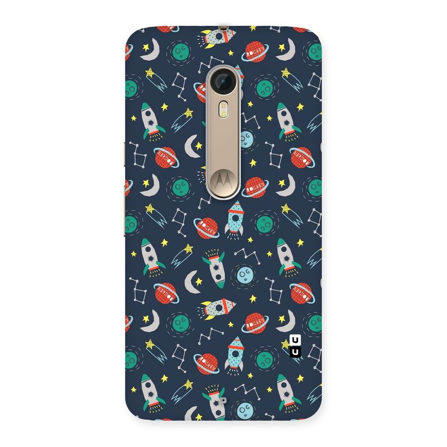 Space Rocket Pattern Back Case for Motorola Moto X Style