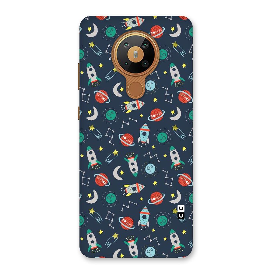 Space Rocket Pattern Back Case for Nokia 5.3