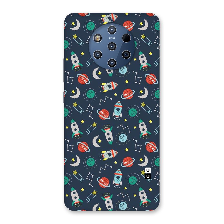 Space Rocket Pattern Back Case for Nokia 9 PureView