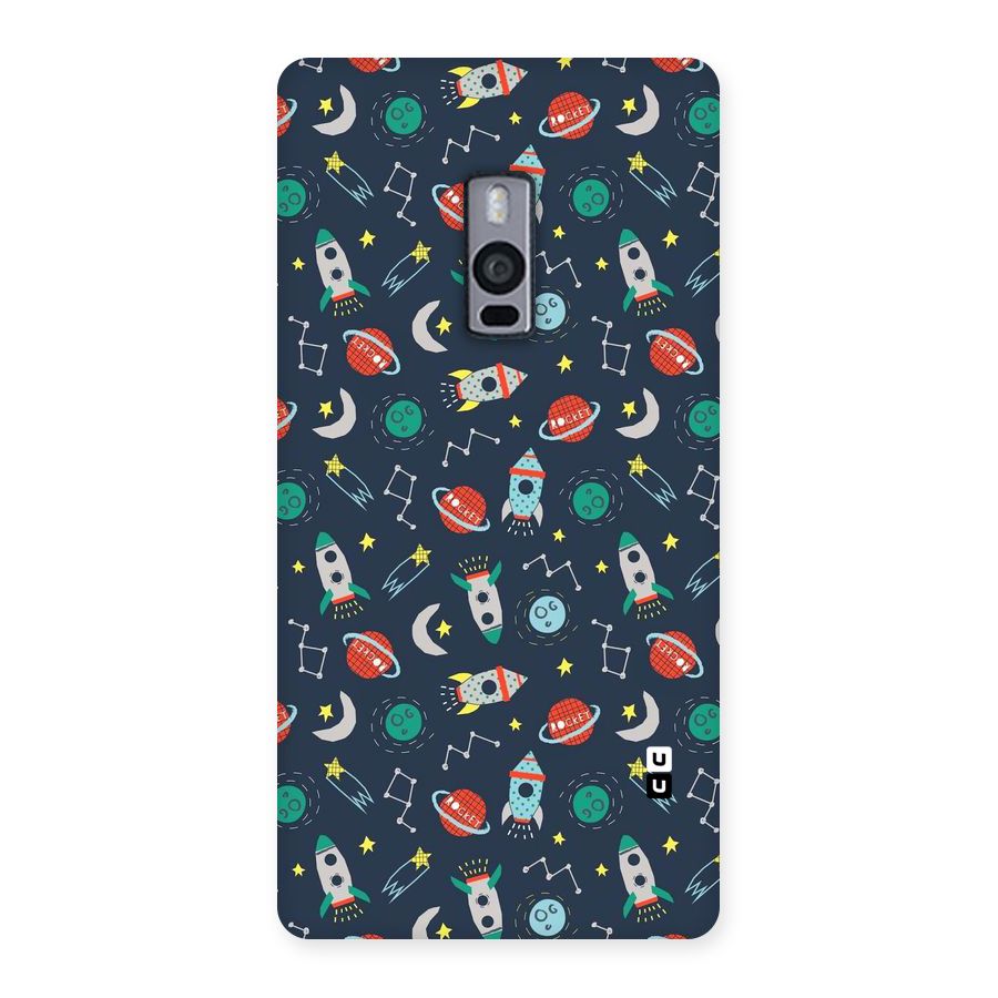 Space Rocket Pattern Back Case for OnePlus Two