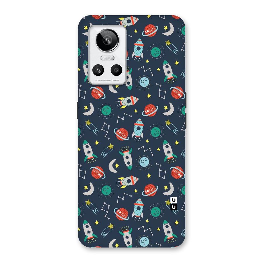 Space Rocket Pattern Back Case for Realme GT Neo 3