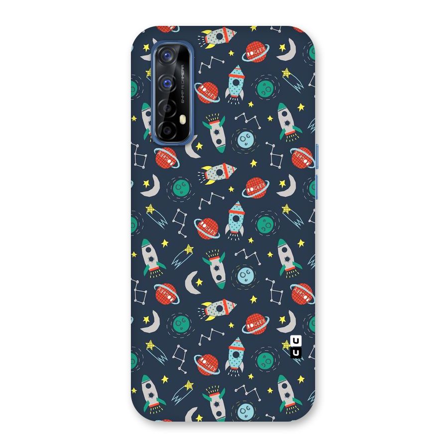 Space Rocket Pattern Back Case for Realme Narzo 20 Pro