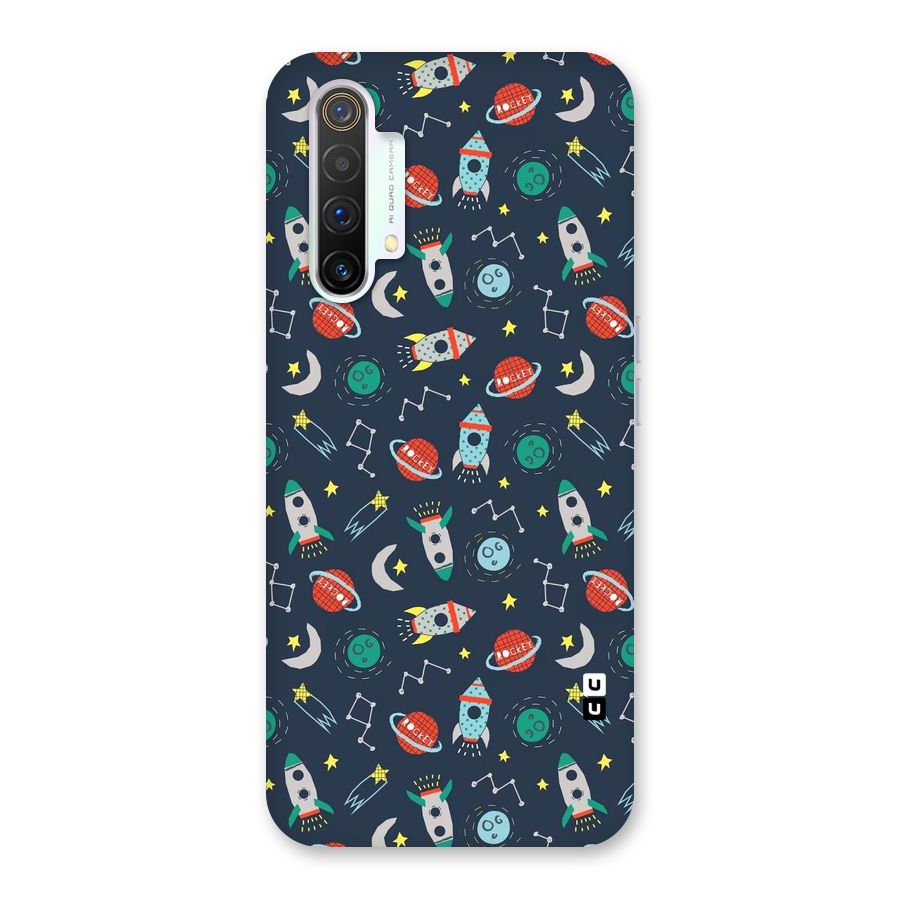 Space Rocket Pattern Back Case for Realme X3 SuperZoom