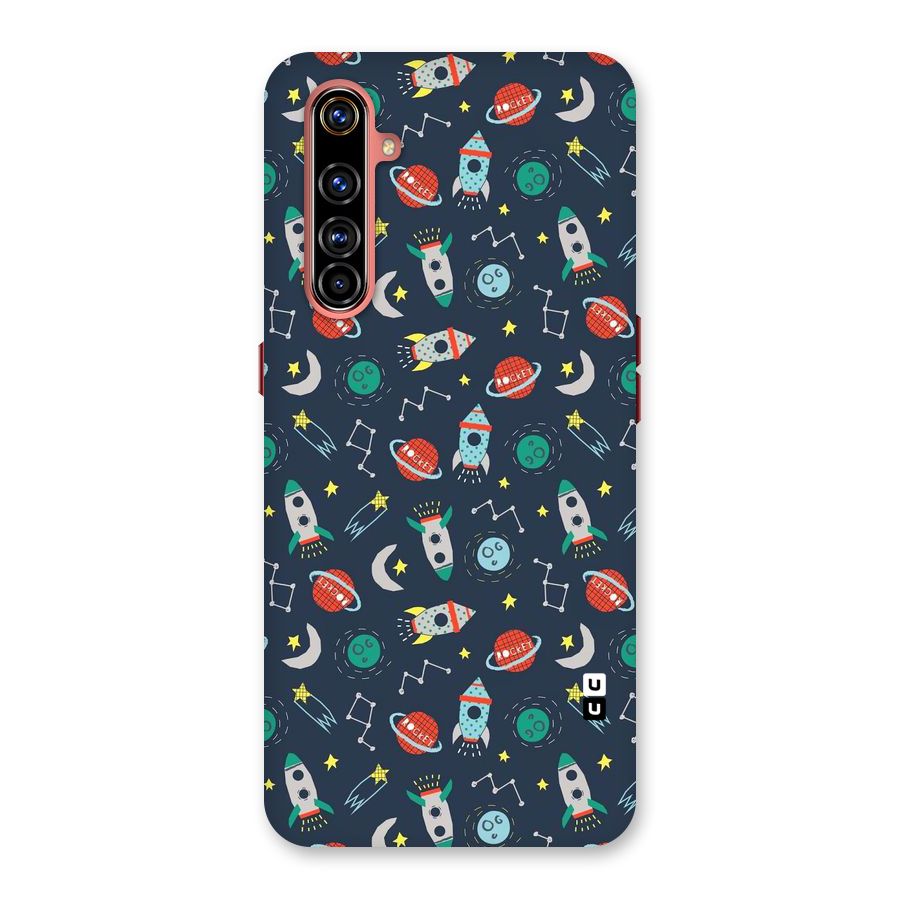 Space Rocket Pattern Back Case for Realme X50 Pro