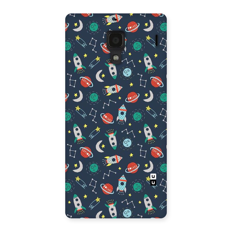 Space Rocket Pattern Back Case for Redmi 1S
