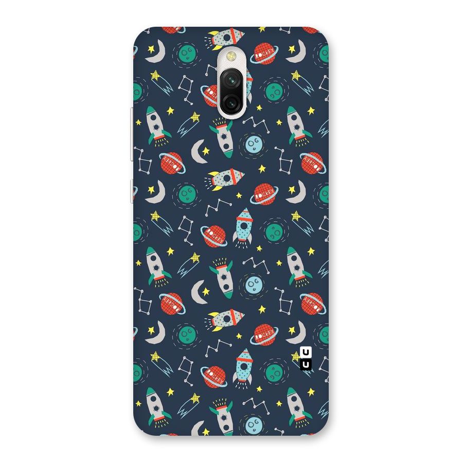 Space Rocket Pattern Back Case for Redmi 8A Dual