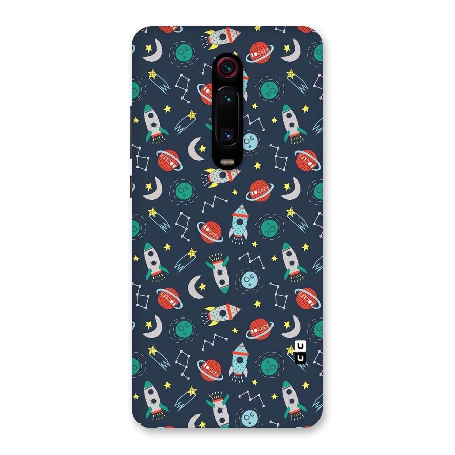 Space Rocket Pattern Back Case for Redmi K20 Pro