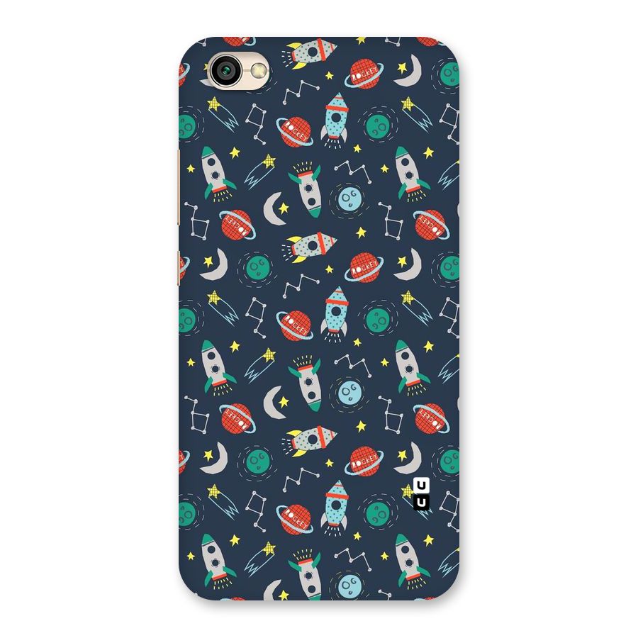 Space Rocket Pattern Back Case for Redmi Y1 Lite