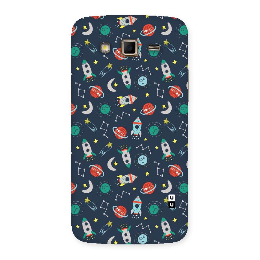 Space Rocket Pattern Back Case for Samsung Galaxy Grand 2