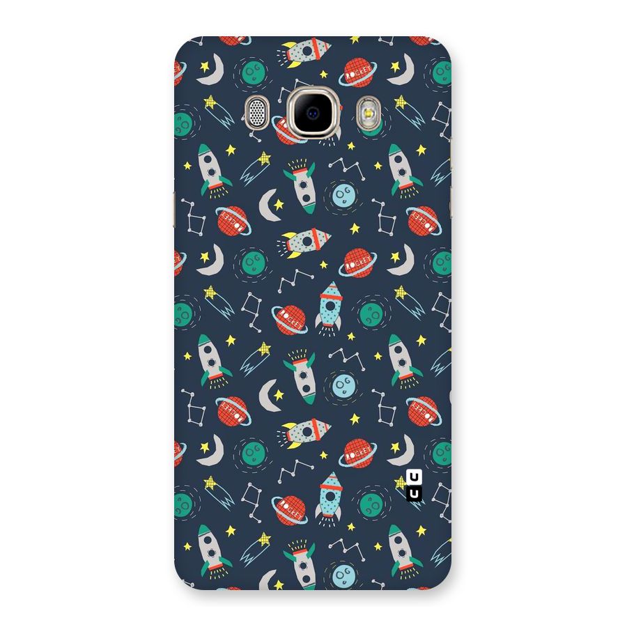 Space Rocket Pattern Back Case for Samsung Galaxy J7 2016