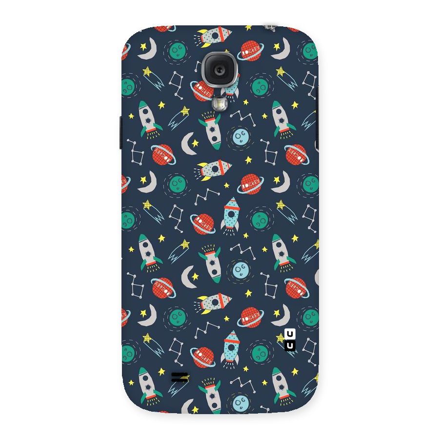 Space Rocket Pattern Back Case for Samsung Galaxy S4