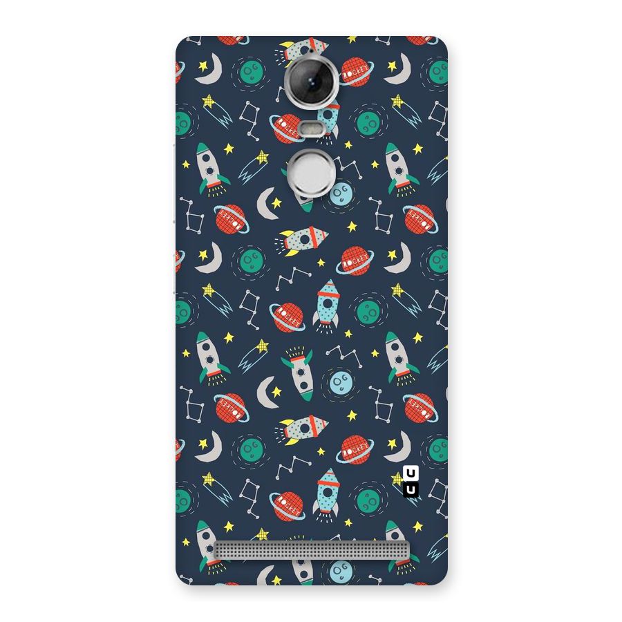 Space Rocket Pattern Back Case for Vibe K5 Note