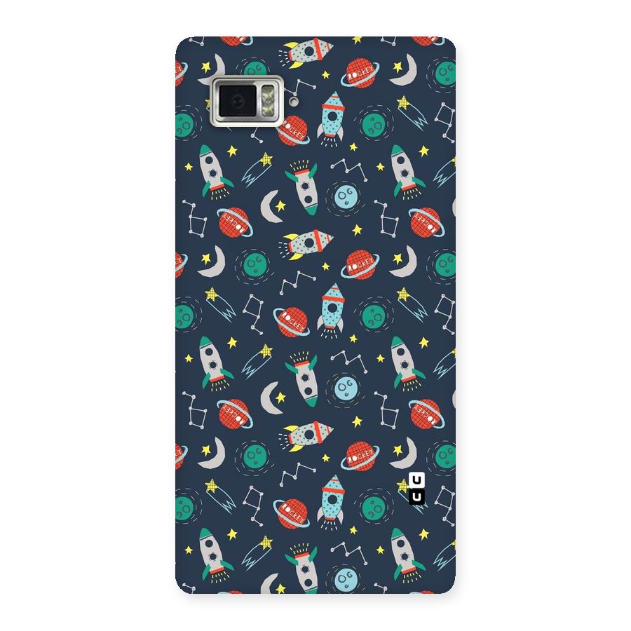 Space Rocket Pattern Back Case for Vibe Z2 Pro K920