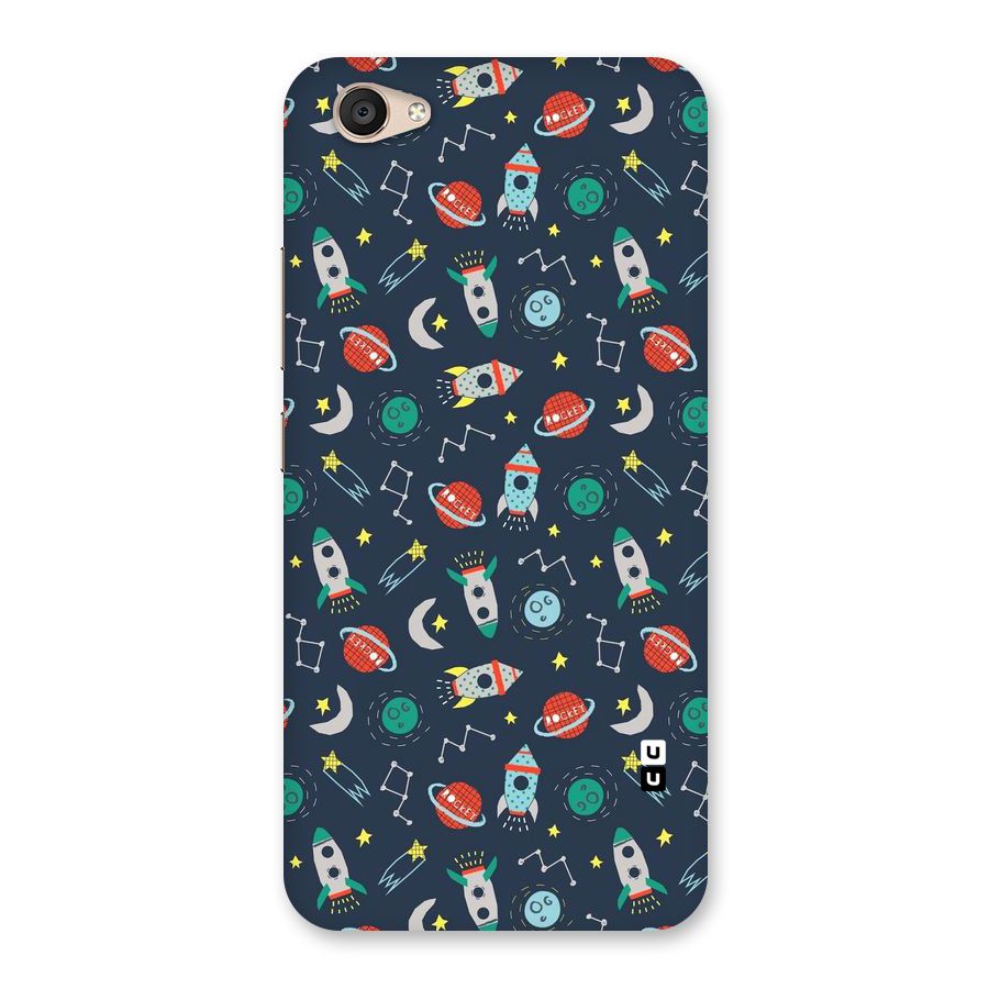 Space Rocket Pattern Back Case for Vivo V5 Plus