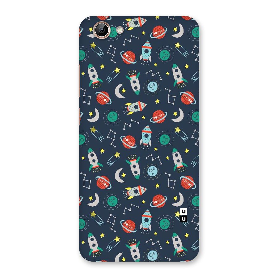 Space Rocket Pattern Back Case for Vivo Y71i