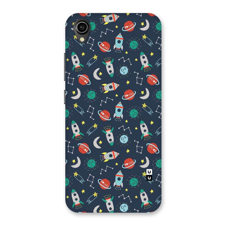 Space Rocket Pattern Back Case for Vivo Y91i