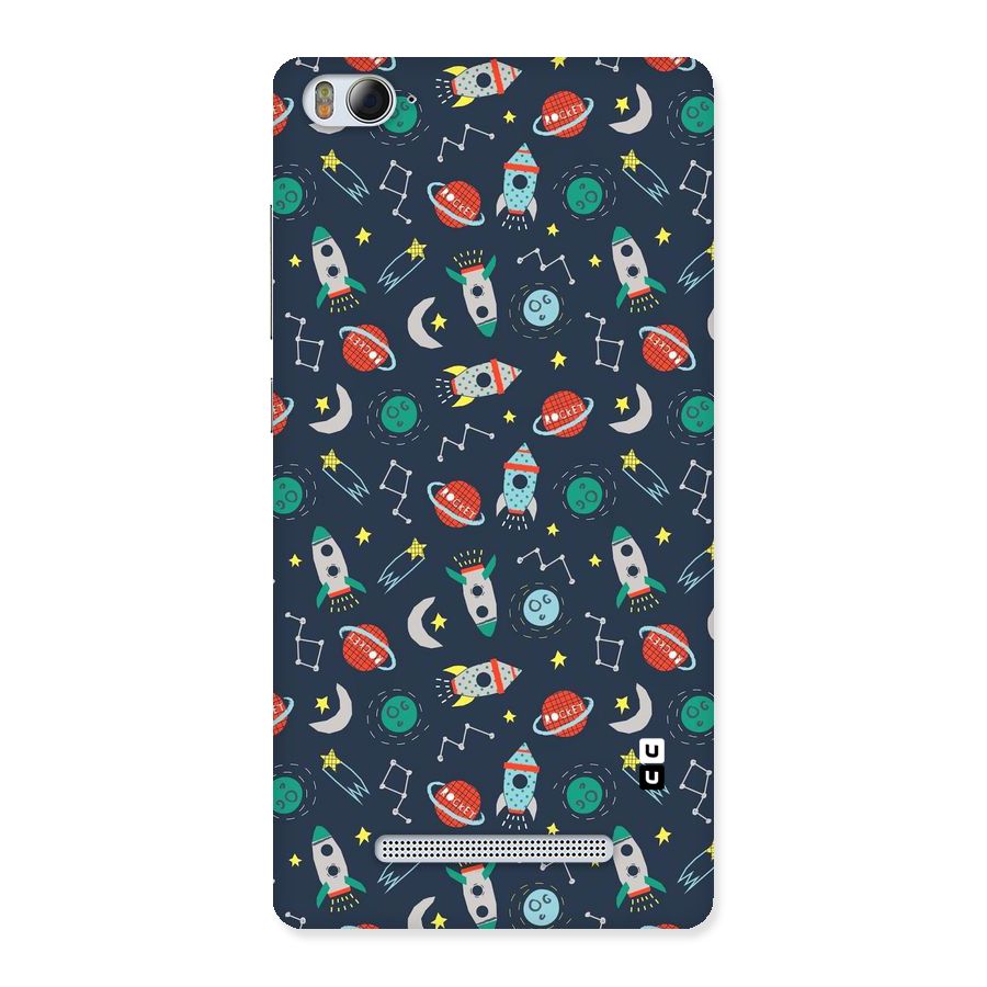 Space Rocket Pattern Back Case for Xiaomi Mi4i