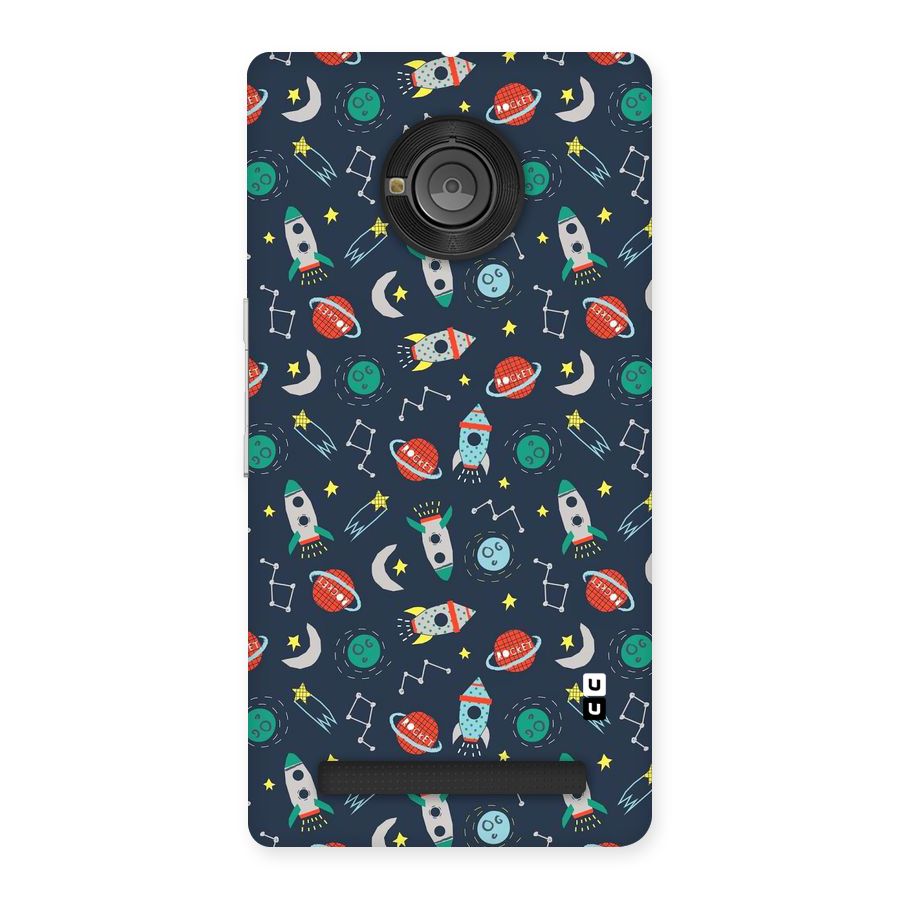 Space Rocket Pattern Back Case for Yu Yunique