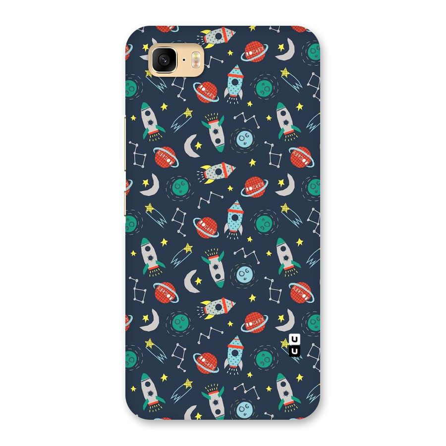 Space Rocket Pattern Back Case for Zenfone 3s Max