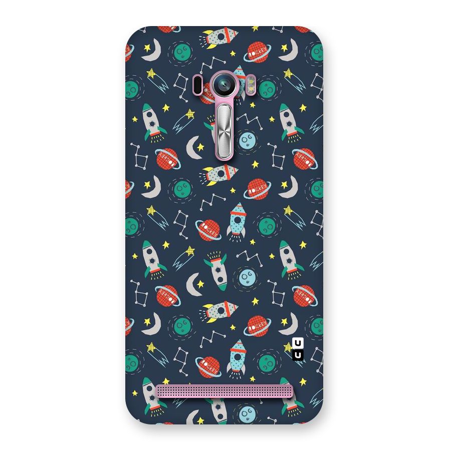 Space Rocket Pattern Back Case for Zenfone Selfie