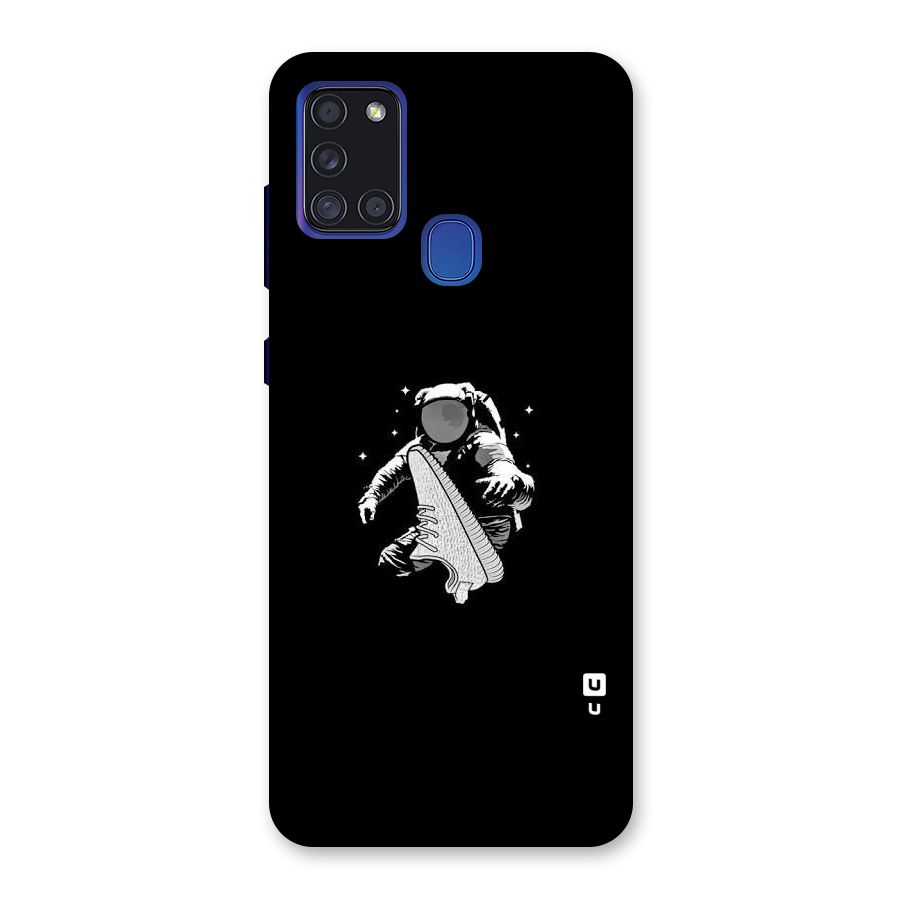 Space Shoe Back Case for Galaxy A21s