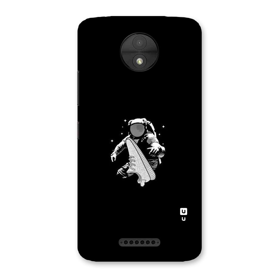 Space Shoe Back Case for Moto C