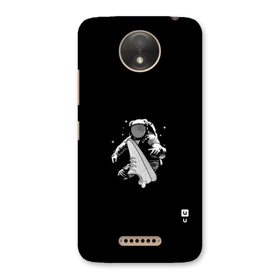 Space Shoe Back Case for Moto C Plus
