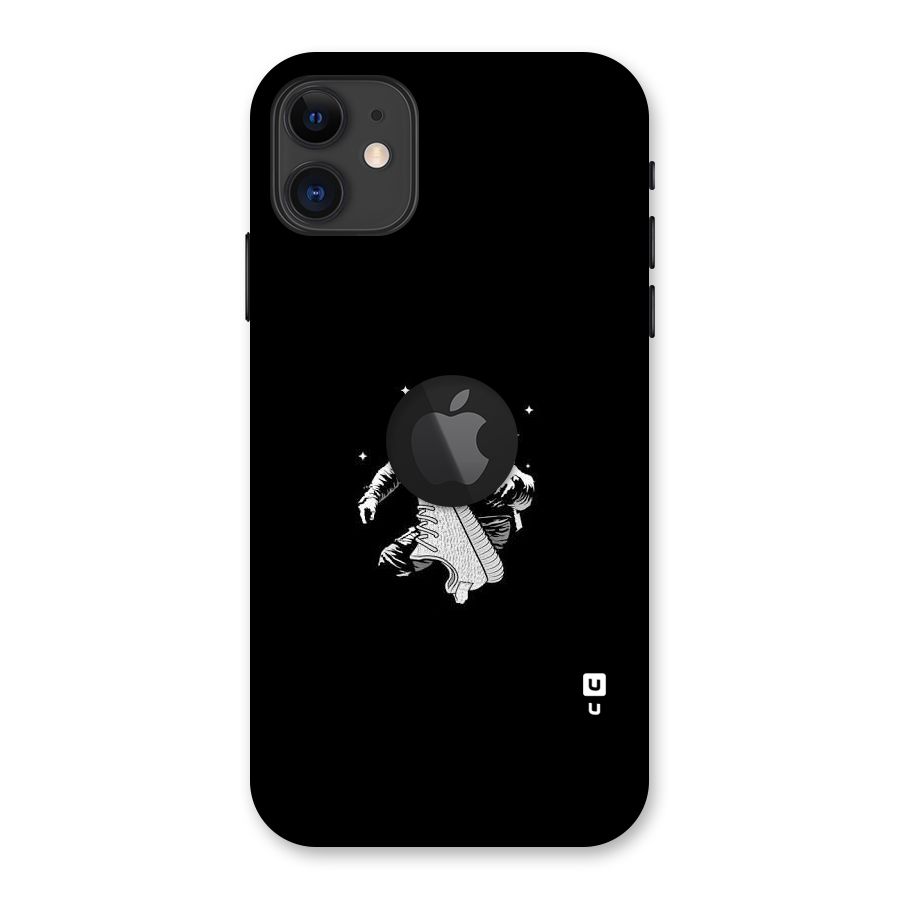 Space Shoe Back Case for iPhone 11 Logo Cut