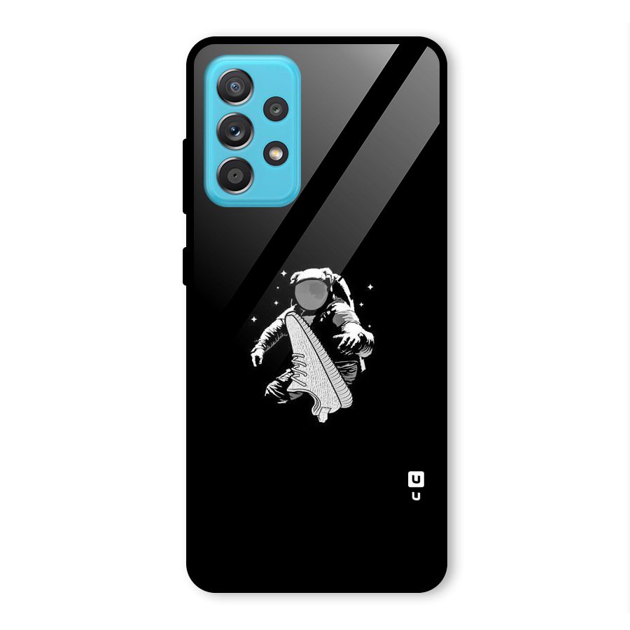 Space Shoe Glass Back Case for Galaxy A52