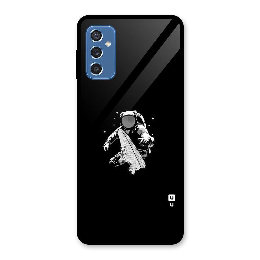 Space Shoe Glass Back Case for Galaxy M52 5G