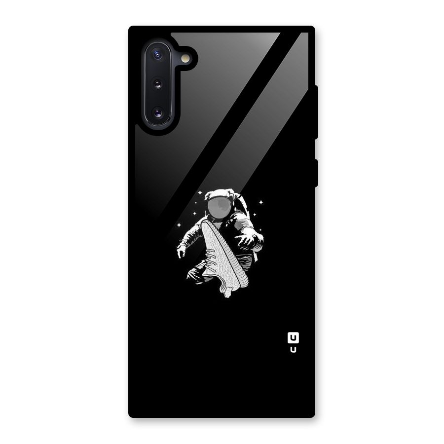 Space Shoe Glass Back Case for Galaxy Note 10
