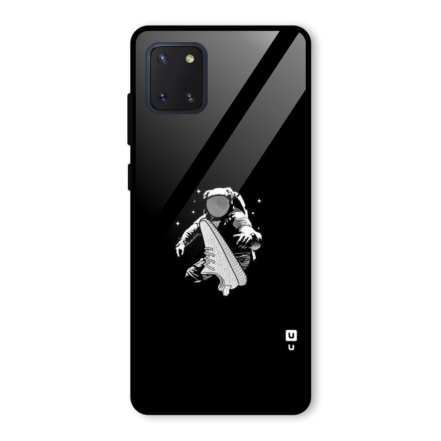 Space Shoe Glass Back Case for Galaxy Note 10 Lite