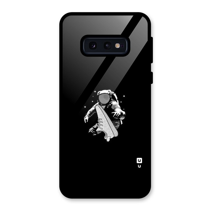 Space Shoe Glass Back Case for Galaxy S10e