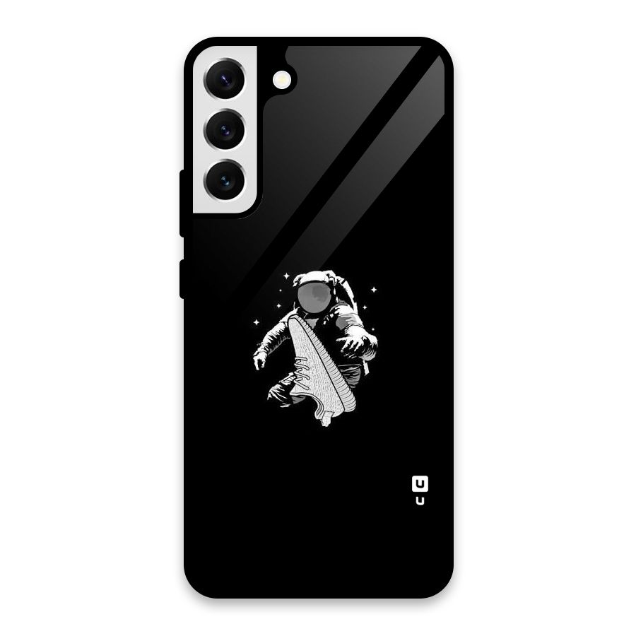 Space Shoe Glass Back Case for Galaxy S22 Plus 5G