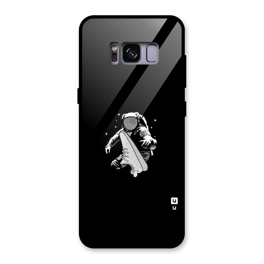 Space Shoe Glass Back Case for Galaxy S8