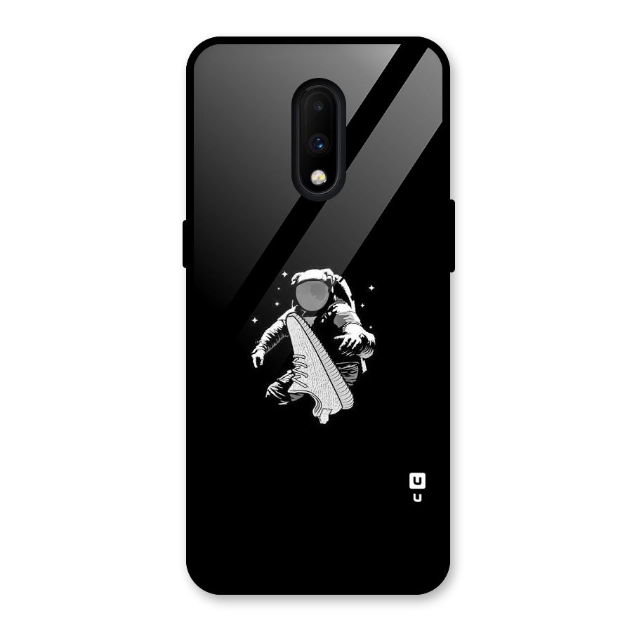 Space Shoe Glass Back Case for OnePlus 7