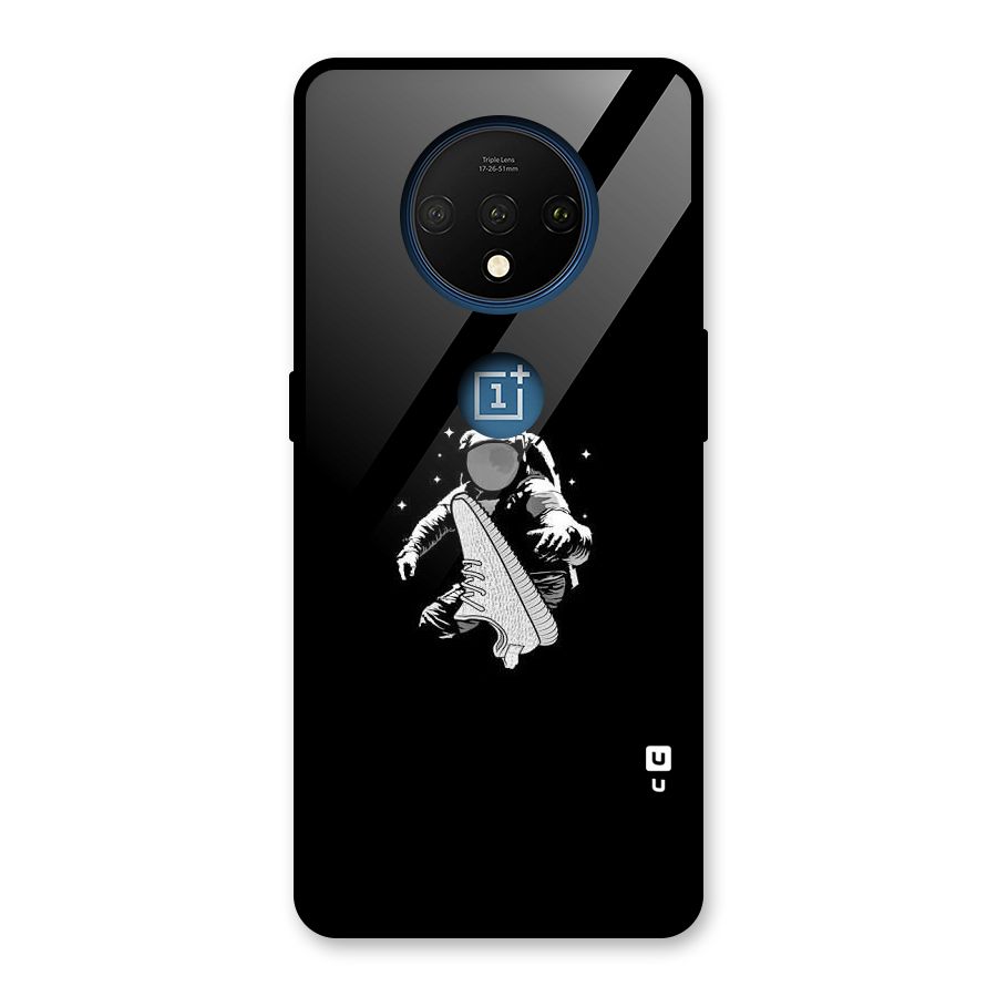 Space Shoe Glass Back Case for OnePlus 7T