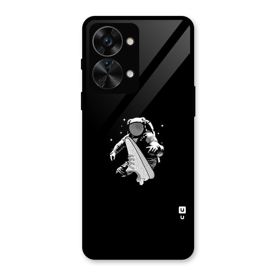 Space Shoe Glass Back Case for OnePlus Nord 2T
