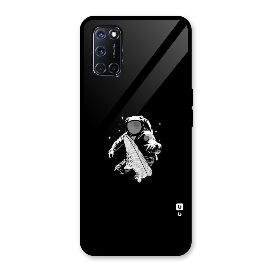 Space Shoe Glass Back Case for Oppo A52