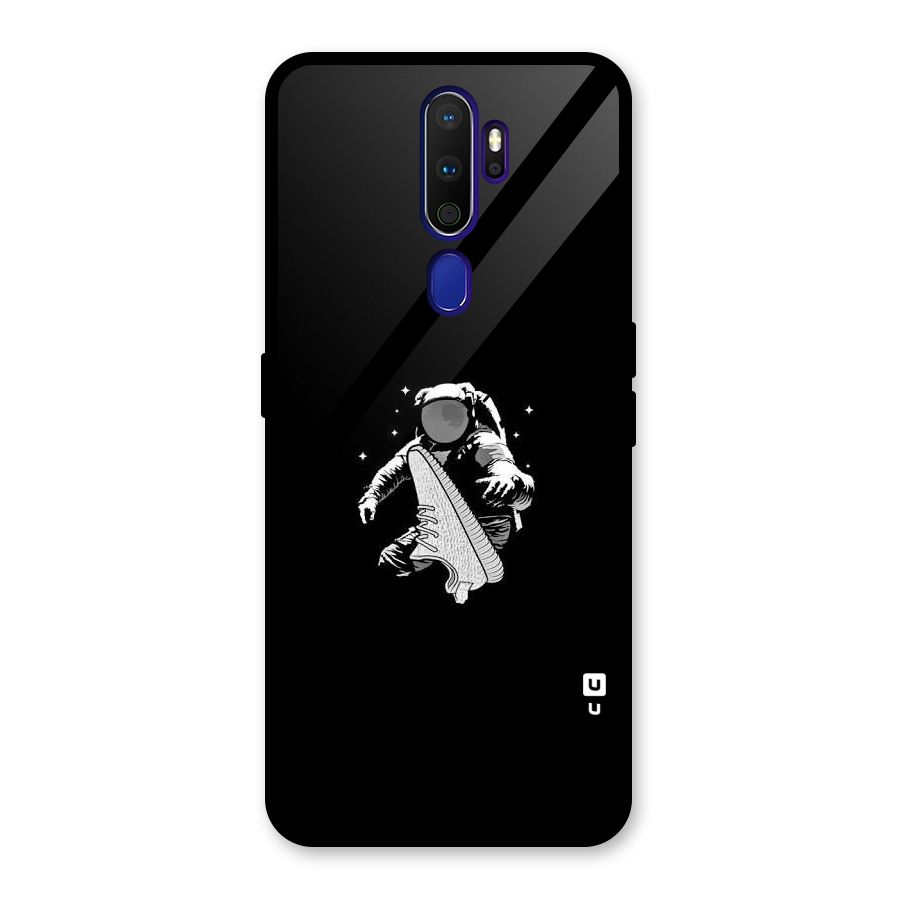 Space Shoe Glass Back Case for Oppo A9 (2020)